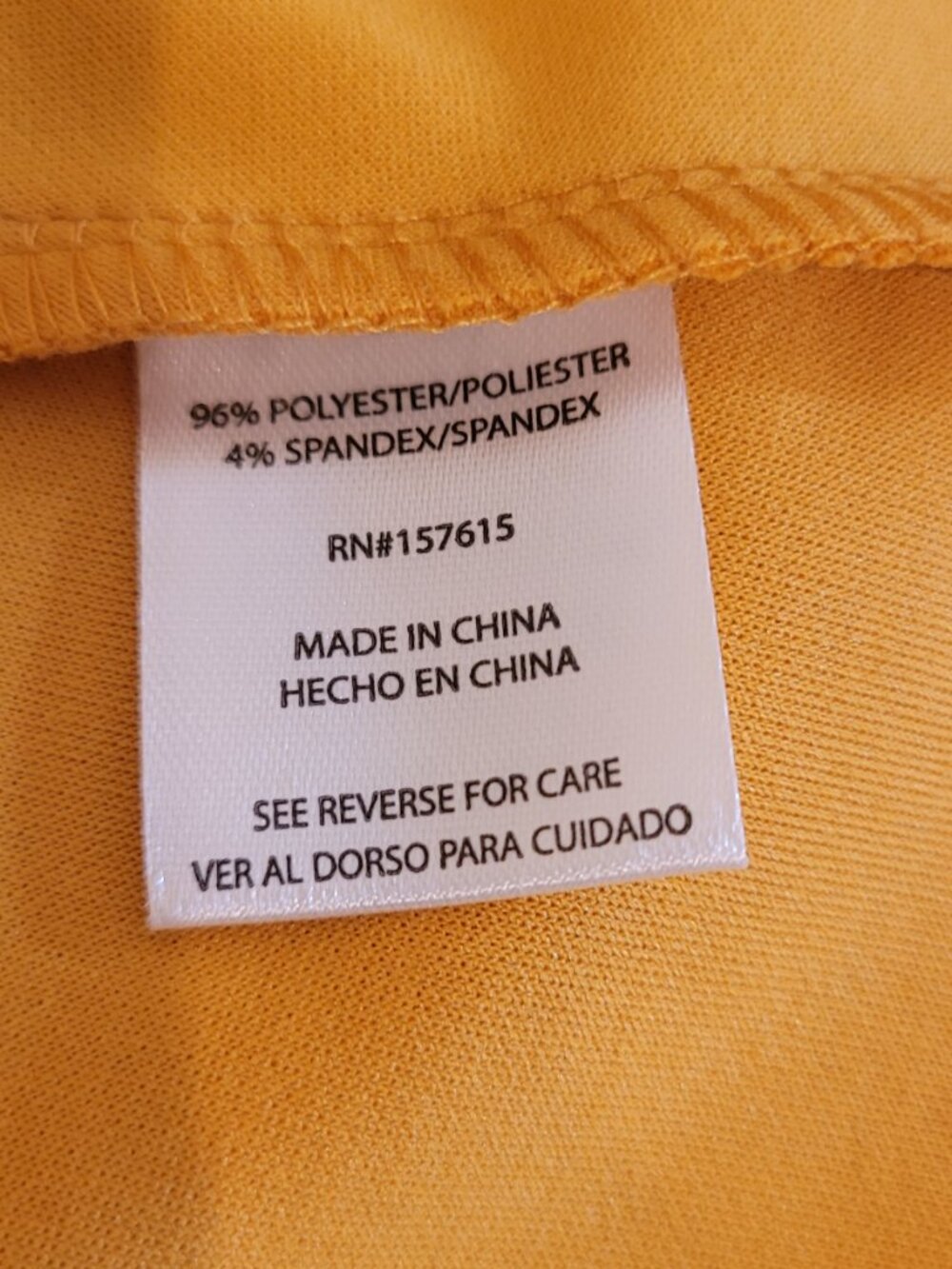Tahari Arthur Levine Mustard Dress Short Sleeves, Pockets Size 6 - Picture 5 of 6